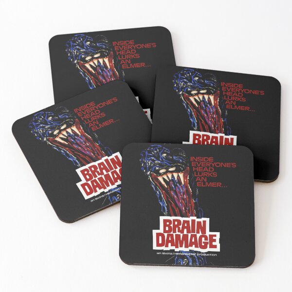 Item preview, Brain Damage (1988) Horror designed and sold by GrinReaperGoods.