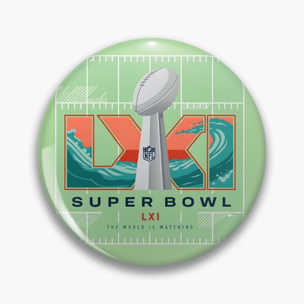 Item preview, Super Bowl LXI Minimalist Football Emblem designed and sold by Abeshinobi.
