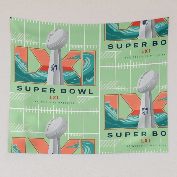 Item preview, Super Bowl LXI Minimalist Football Emblem designed and sold by Abeshinobi.