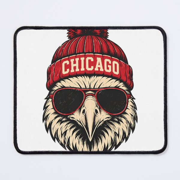 Item preview, Chicago Eagle Winter Hat Vintage Streetwear Artwork designed and sold by JudyJenni82877.