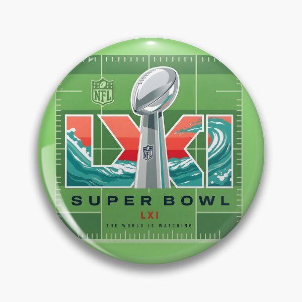 Item preview, Super Bowl LXI Minimalist Football Emblem designed and sold by Abeshinobi.