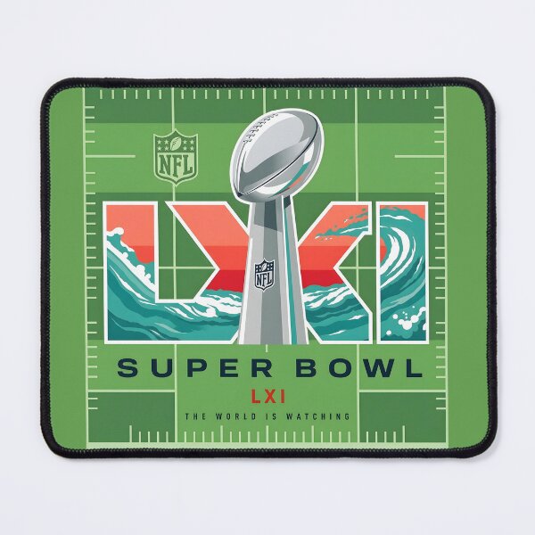 Item preview, Super Bowl LXI Minimalist Football Emblem designed and sold by Abeshinobi.