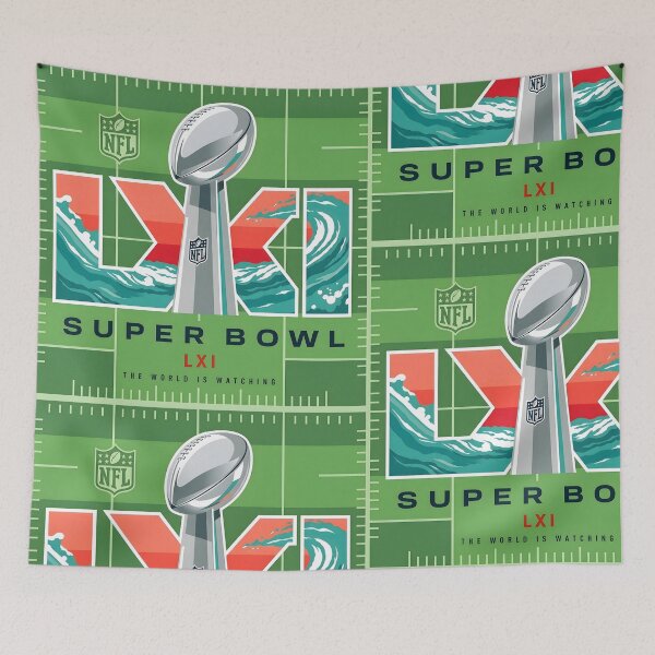 Item preview, Super Bowl LXI Minimalist Football Emblem designed and sold by Abeshinobi.
