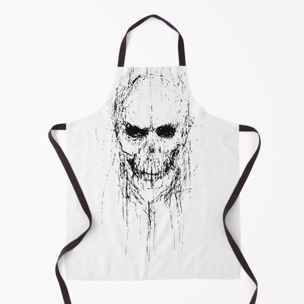 Item preview, Scratchy style skull designed and sold by LostintheLines.