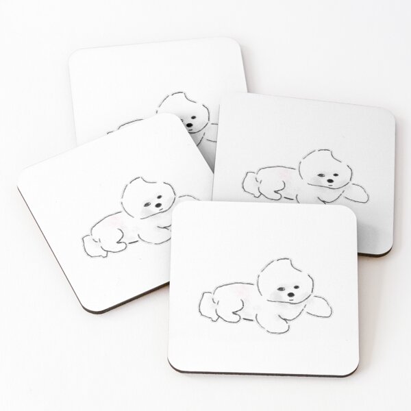 Item preview, Minimalist Bichon Frise Puppy designed and sold by raun.draw.