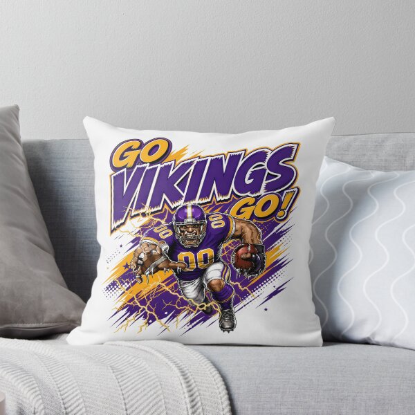 Aperçu de l'œuvre Allez les Vikings ! Fan de football américain des Vikings du Minnesota n° 0060 créée et vendue par GLUVY-THEME.