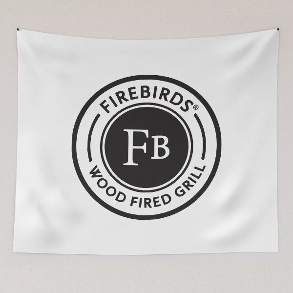 Item preview, Realistic Firebirds Wood Fired Grill Fireworks in Night Sky designed and sold by Joananature.