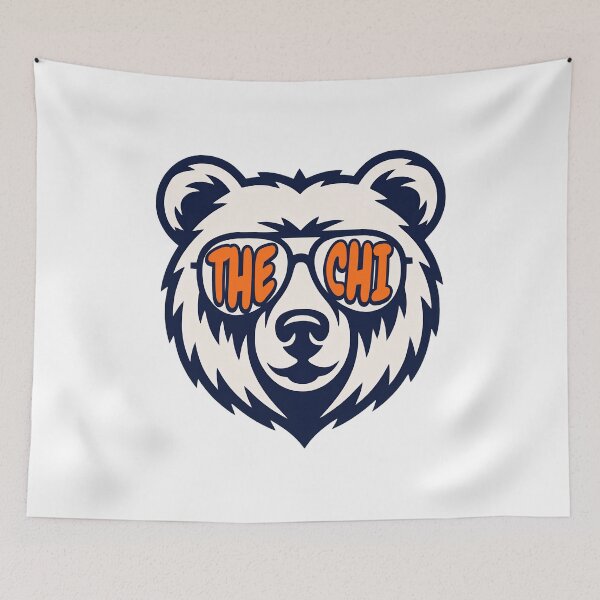 Item preview, Bold Bear Face Graphic With Retro Orange Glasses designed and sold by KellyJone76986.