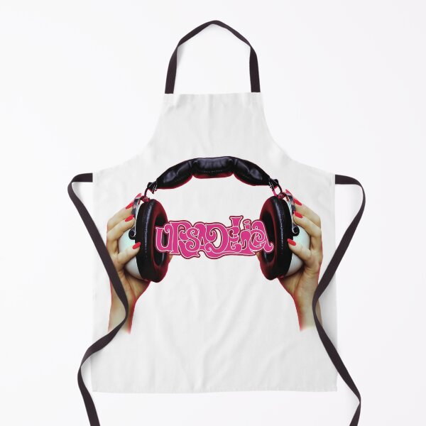 Item preview, Hands Holding Audio Headphones Pink Lettering designed and sold by Isaac Anene.