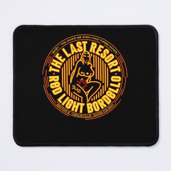Item preview, Futuristic Red Light Colony Nightclub And Mutant Lounge Badge designed and sold by flowergoblin.