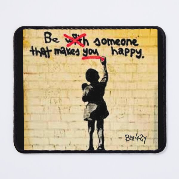 Item preview, Banksy Be Someone That Makes You Happy Flower Thrower designed and sold by Kaibosh21.
