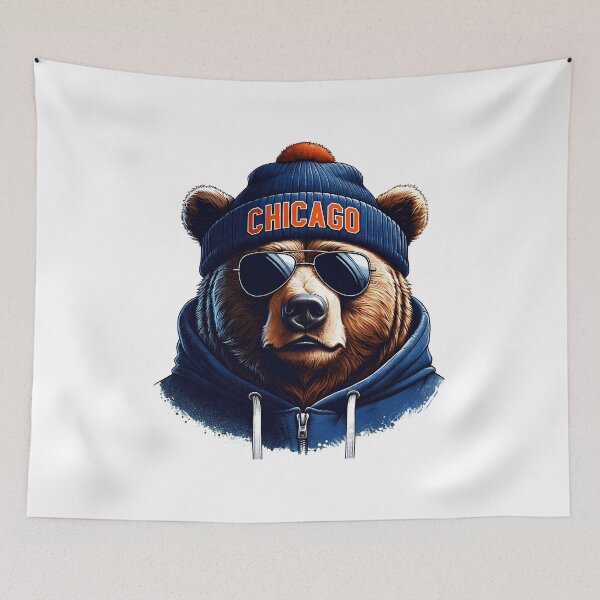 Item preview, Cool Chicago Bear Winter Streetwear Graphic Design designed and sold by AlexReyes92810.