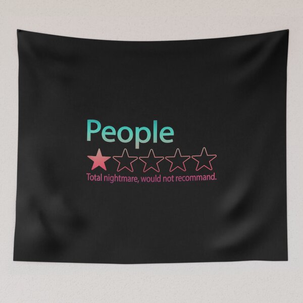 Item preview, People Would Not Recommend One Star Total Nlghtm4re designed and sold by pvu33620.