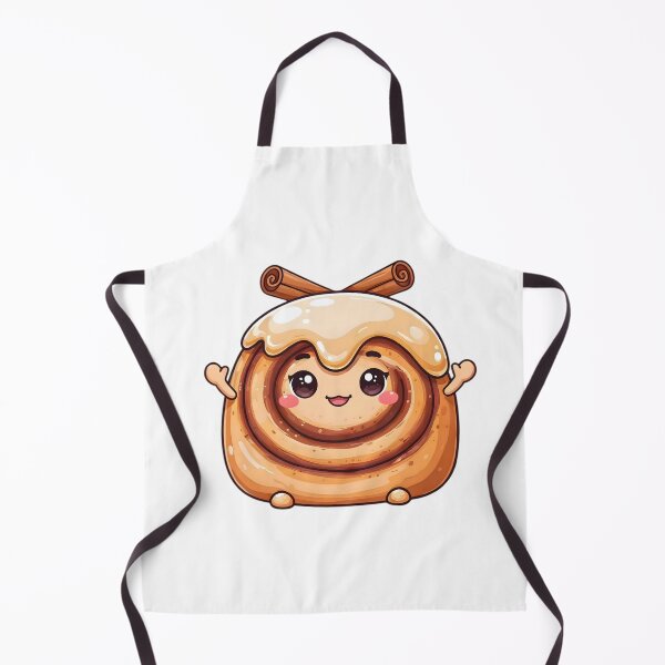 Item preview, Cute Kawaii Cinnamon Roll Bakery Sticker designed and sold by ChibiPCStudio.