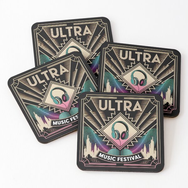 Item preview, Art Deco Ultra Music Festival Poster designed and sold by designscreators.