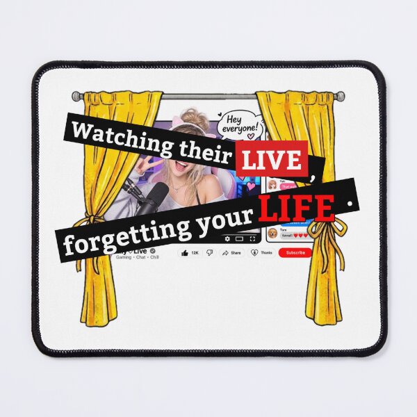Item preview, Watching Their LIVE, Forgetting Your LIFE designed and sold by itotoiro design.