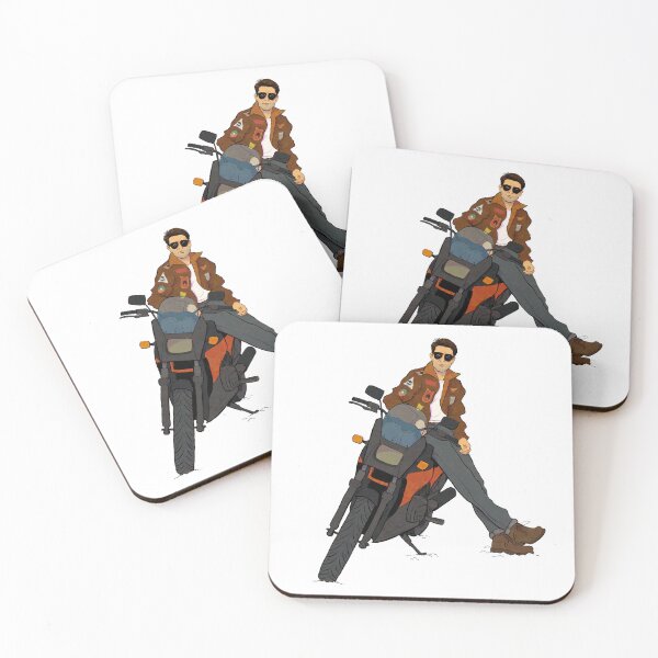 Item preview, Maverick Top Gun Motorcycle Cartoon designed and sold by The A-Press.