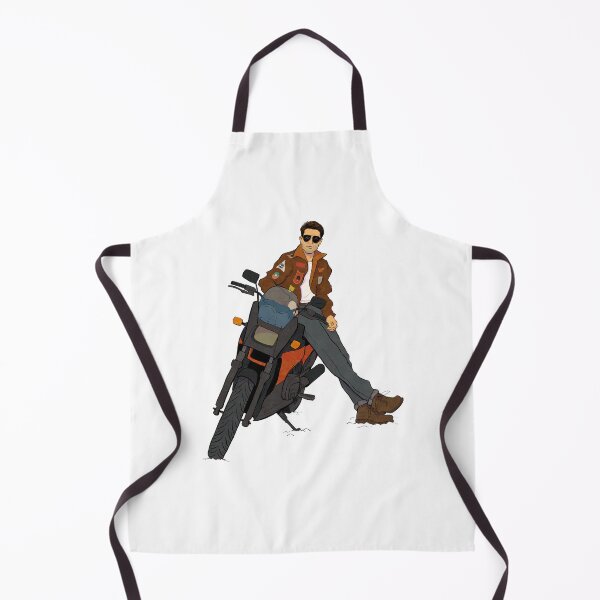 Item preview, Maverick Top Gun Motorcycle Cartoon designed and sold by The A-Press.