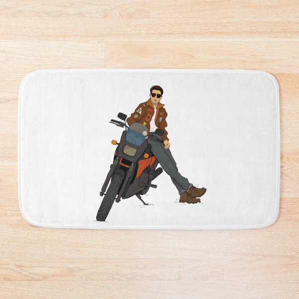 Item preview, Maverick Top Gun Motorcycle Cartoon designed and sold by The A-Press.