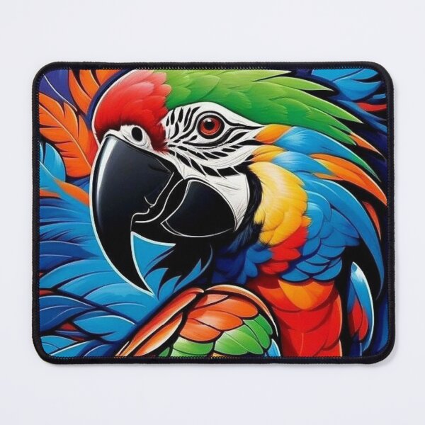 Item preview, Vibrant Scarlet Macaw Parrot Painting designed and sold by DKSH1234.