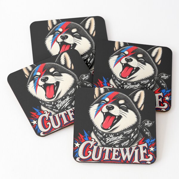 Item preview, CUTEWIE Shiba Inu Ziggy Stardust - Shiba Dog Bowie Rock Poster designed and sold by BRTHRCNK01.