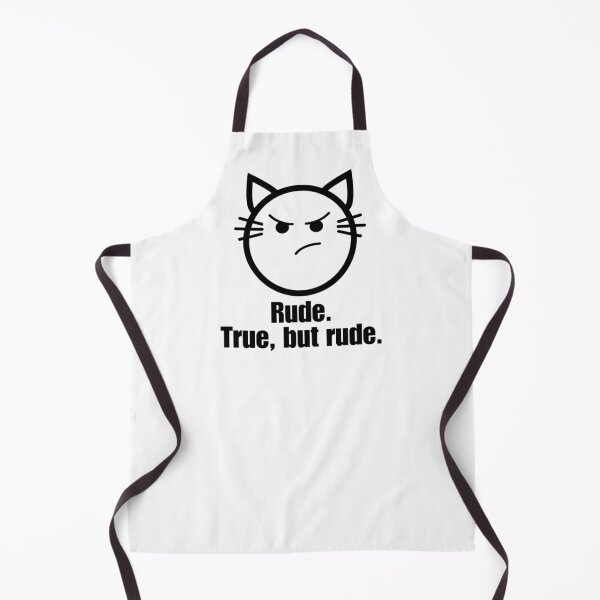 Item preview, True But Rude Cat Face designed and sold by Kit Barrie Creations.