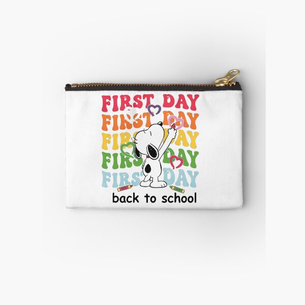 Item preview, Snoopy First Day of School Hearts designed and sold by cesrahotdemo.