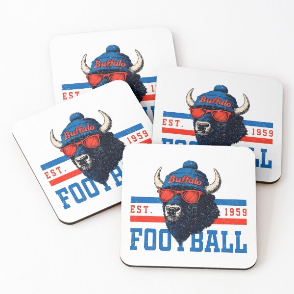 Item preview, Vintage Buffalo Football Fan Animal Graphic Design designed and sold by LisaDanie63314.