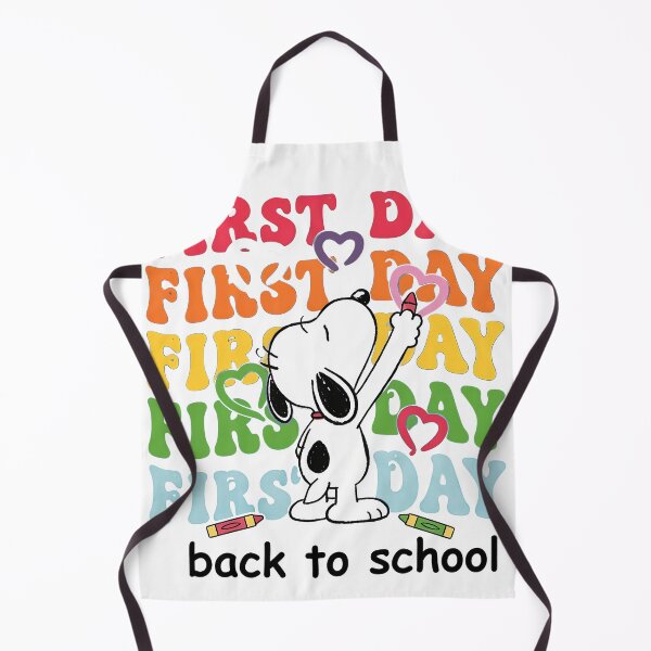 Item preview, Snoopy First Day of School Hearts designed and sold by cesrahotdemo.