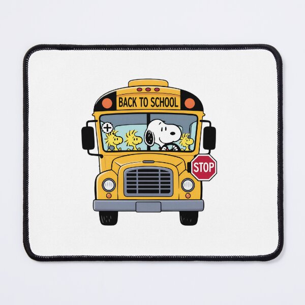 Item preview, Snoopy Woodstock School Bus Peanuts Driver designed and sold by cesrahotdemo.