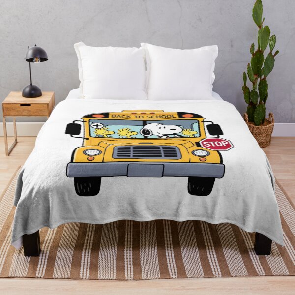 Item preview, Snoopy Woodstock School Bus Peanuts Driver designed and sold by cesrahotdemo.