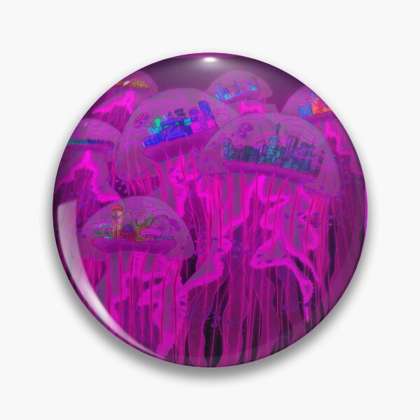 Item preview, Dystopian jellyfish city designed and sold by TheMossAndMermaid.