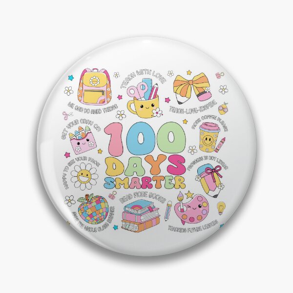 Item preview, 100 Days Smarter Cute Teacher School Celebration designed and sold by varin-studio.