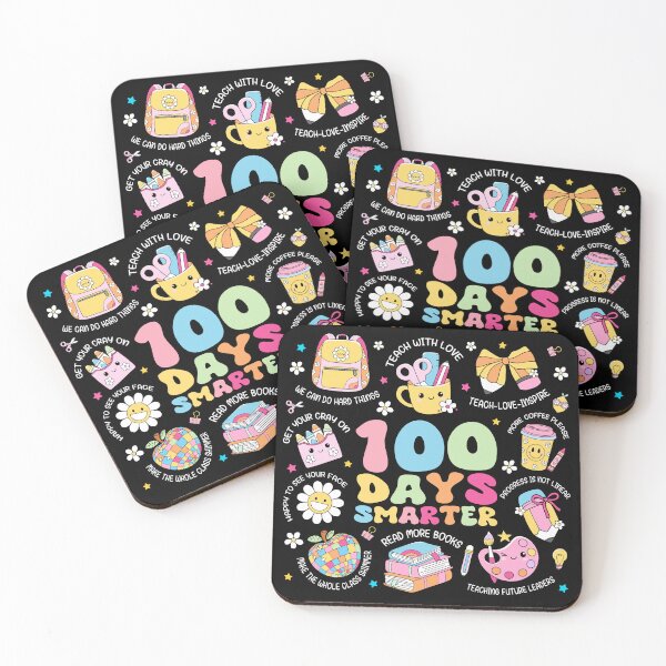 Item preview, 100 Days Smarter Cute Teacher School Celebration designed and sold by varin-studio.