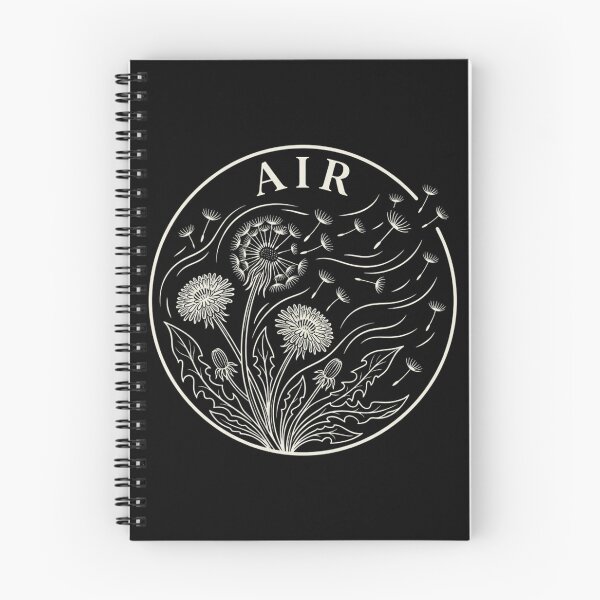 Item preview, Air Element Dandelion Botanical Emblem T-Shirt designed and sold by KreatoLab.
