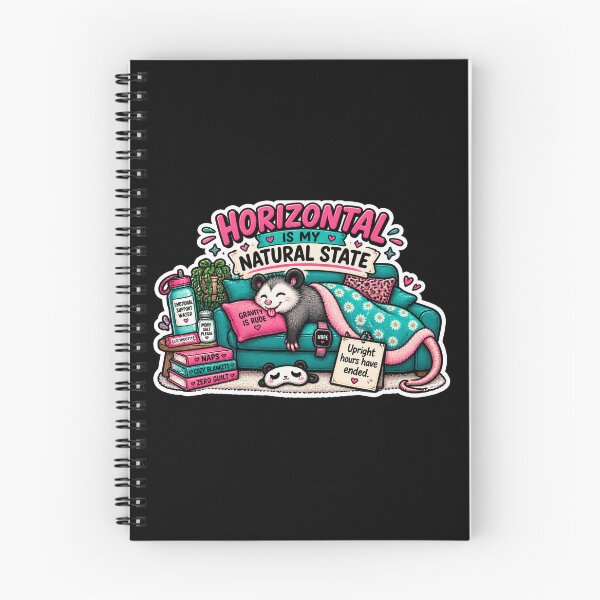 Item preview, Horizontal Is My Natural State – POTS Dysautonomia Humor designed and sold by Brave Little Mess Club.