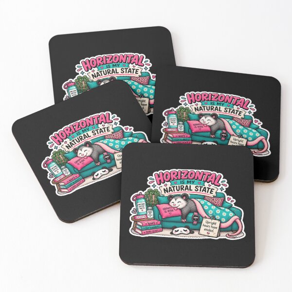Item preview, Horizontal Is My Natural State – POTS Dysautonomia Humor designed and sold by Brave Little Mess Club.