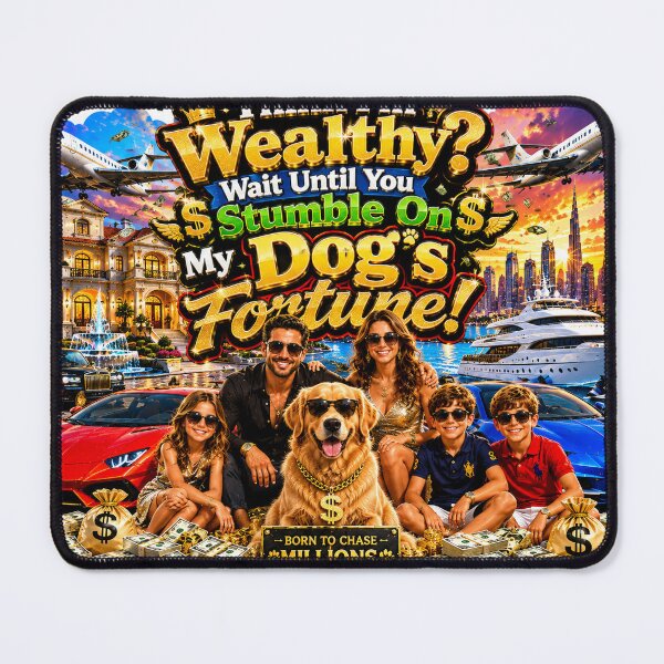 Item preview, Think I’m Wealthy? Wait Until You Stumble On My Dog’s Fortune! designed and sold by New Wave Artworks & Odds &Ends.