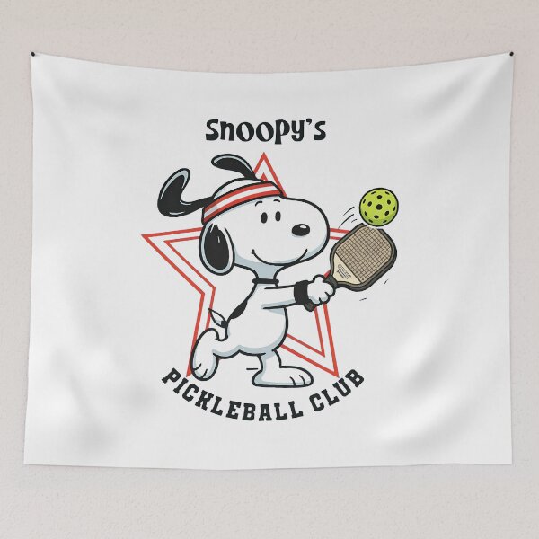 Item preview, Snoopy's Pickleball Club Sport  designed and sold by cesrahotdemo.