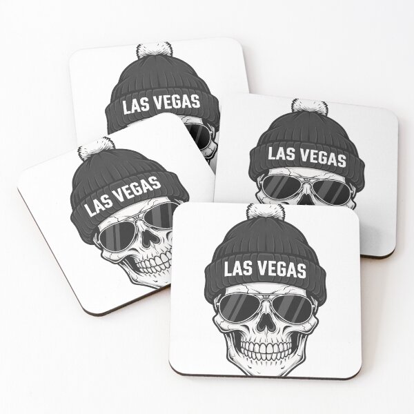 Item preview, Las Vegas Skull Beanie Gothic Streetwear Design designed and sold by JuanMcdow23594.