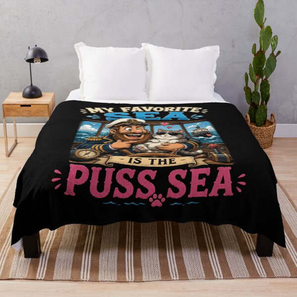 Item preview, My  Favorite Sea is The Puss-Sea designed and sold by TheEndDesign.