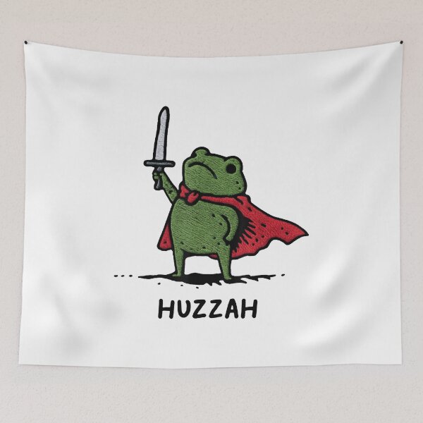 Item preview, Huzzah Frog designed and sold by sharonmoya.