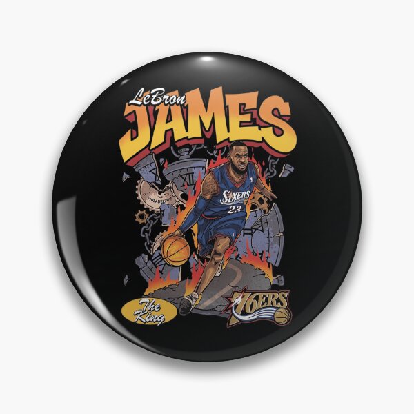 Item preview, Lebron James Philadelphia 76Ers Basketball The King 76Ers designed and sold by N0KITTAY.