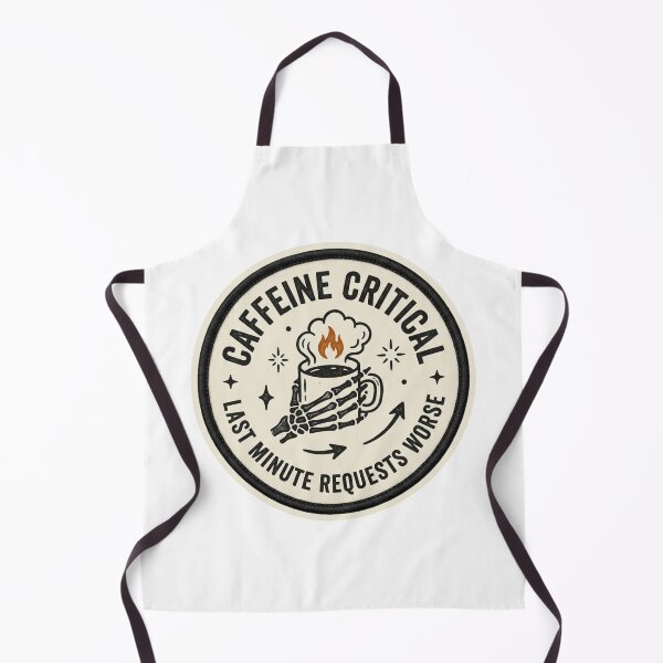 Item preview, Caffeine Critical Last Minute Requests Worst Skeleton Coffee Sarcastic Office Quote designed and sold by raedattia.