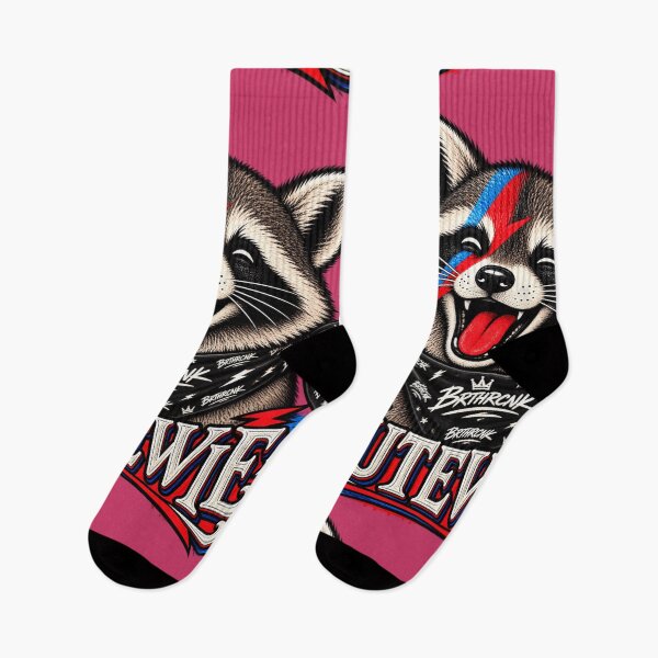 Item preview, CUTEWIE Raccoon Ziggy Stardust - Bowie Raccoon Rock Trash Panda Poster designed and sold by BRTHRCNK01.