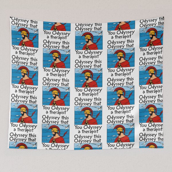 Item preview, Odyssey This Odyssey That Funny Greek Mythology You Odyssey A Therapist designed and sold by PaisleyBlisss.