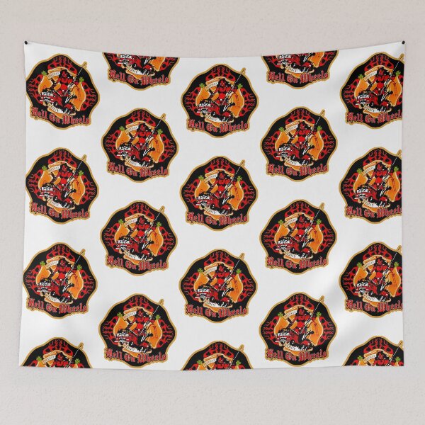 Item preview, Rescue Me - Ladder 62 Hell On Wheels Logo designed and sold by UKCoinsShopp.