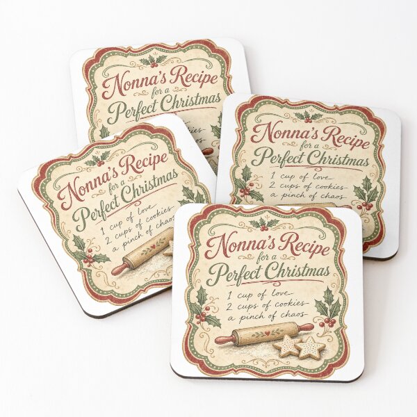 Item preview, Nonna's Recipe for a Perfect Christmas Vintage Recipe Card designed and sold by BoosterShop.