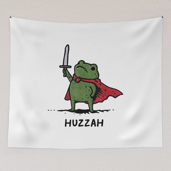 Item preview, Huzzah Frog designed and sold by bonniescheffer.