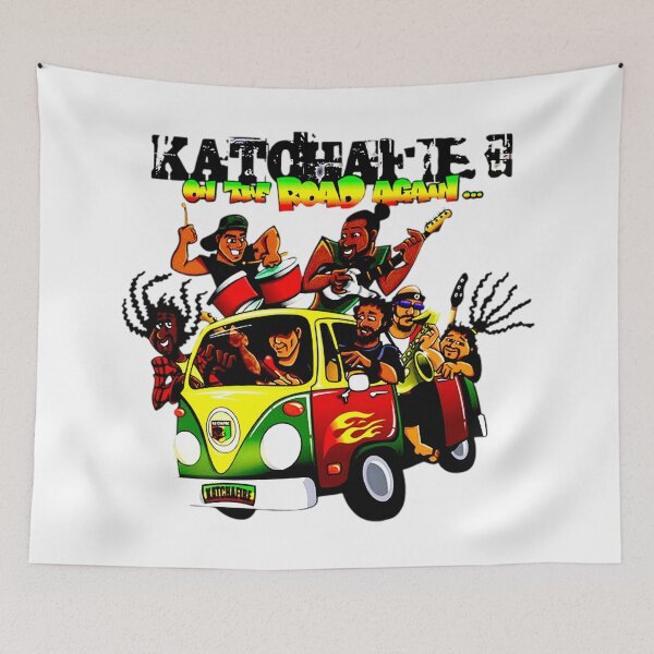 Item preview, Black Typography With Reggae Van Car designed and sold by billiasbros.
